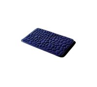 Générique Non-Slip Memory Foam Bath Mat, Le Tapis De Bain Galet，40 x 60cm Absorbent Bathroom Mat, Ultra Soft and Comfortable Shower Mat, Dark Grey Decorative Mat, Machine Washable, Quick Dry
