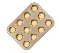 Générique Non Stick Baking Tray Muffin Cake Pan | Metal 26.5×35cm Easy Clean Smooth Bakeware Mold | Reusable Oven Baking Sheet For Cupcakes Muffins Dessert Cooking Tool Kitchen Tray