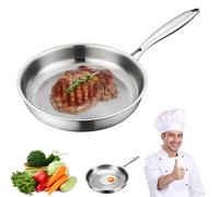 Générique Non Stick Frying Pan with Lid - Scratch Resistant Cookware for All Cooktops, 30cm Pans for Healthy Cooking