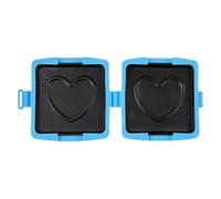 Générique Non Stick Microwave Sandwich Maker, Foldable Griddle Pan, Pans with Heat Resistant, Microwave Grill Pans, Easy Clean Pan with Compact Design, Kitchen Accessory for Home Office Dorm