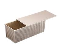 Générique Nonstick Loaf Pan, Quick Release Bread Mold, Standard Baking Tray Oven, Heavy Gauge Metal Bakeware Durable, Corrugated Wave Textured, Bakery Kitchen Usage Professional