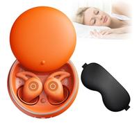 Générique Noorasleep Snooze Pods Pro, 2025 New Snoozepods Pro - Bluetooth Sleepbuds, Noora Sleep Cancelling Ear Pods for Sleep, Comfortable Snugly & Noise Reduction for Side Sleepers (Orange)