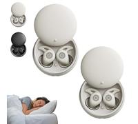 Générique Noorasleep Snooze Pods Pro, Snoozepods Pro - Bluetooth Sleepbuds, Blocks of Noise, Ear Pods for Sleep with a Smart Case, Anti-Snoring Pod for Side Sleeper (White*2)