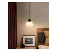 Générique Nordic Cream Wind Pendant Lights Dining Room Chandelier Bedroom Bedside Light Kitchen Island Home Decor Creative LED Hanging