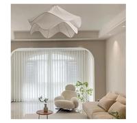 Générique Nordic Flowers Cloth Pendant Lights For Dinging Room Kitchen Chandelier Indoor Lighting Bedroom Atmosphere Hanging Lamp Fixtures(3 Color Changeable,D80CM)