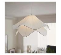 Générique Nordic Flowers Cloth Pendant Lights For Dinging Room Kitchen Chandelier Indoor Lighting Bedroom Atmosphere Hanging Lamp Fixtures(3 Color Changeable,D60cm)