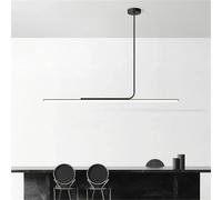 Générique Nordic Minimalist LED Chandeliers One-line Lights Living Room Kitchen Home Decoration Interior Lighting Pendant Lights