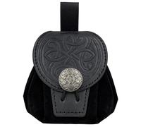 Générique Nouveau design Sac à dés en cuir PU Plateau Mignon Pochette à cordon pour D&D Donjons et Dragons RPG Porte-monnaie Idée cadeau