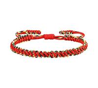 Générique Nouveau Design Unique fait à la main réglable chaîne rouge Bracelet tressé filles dames hommes Bracelet (RD1, One Size)