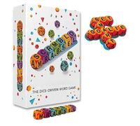 Générique Nouveau Jeu de Mots avec dés mélangés pour 1 à 5 Joueurs Jeu Festif pour exercer Le Cerveau, développer Le vocabulaire et la réflexion, Jeux de société Amusants pour Toute la Famille (1pcs)