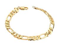 générique Nouveau Mode Femmes Hommes Gourmette Lien Chaîne Plaqué Or Bracelet Très Pratique et PopulaireAttractif et Professionnel