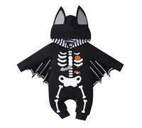 Générique Nouveau-Né Barboteuse Infantile Grenouillères Mignon Costume de Enfants BéBé Capuche Automne Combinaison Bebe Hiver Tricoté Unisexe Barboteuses Manteau pour Garçon et Fille, 2-36 Mois