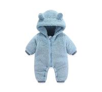 Générique Nouveau-Né Barboteuse Infantile Grenouillères,Mignon Costume de Enfants Hiver Chaud surpyjama Bebe Garcon Automne Body Nouveau Né Pyjama Mignon Combinaison pour Bébé Enfant 9-12 Mois