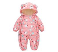 Générique Nouveau-né bébé garçon Fille Combinaison de Neige, Manteau Polaire Dinosaures Baby Jumpsuit Winter Snowsuit Chaud | Combinaison Polaire Bebe | De Jeu GrenouillèRe Usure Neige ImperméAble