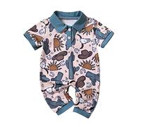 Générique Nouveau-Né Combinaison Bebe Fille Garcon,Enfant en Bas ge Printemps Automne Body Pyjama Bébé Garçon Enfant Jumpsuit Vetement Mignon Grenouillère Hiver Déguisement One Piece 0-36 Mois