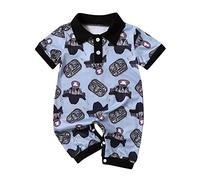 Générique Nouveau-Né Combinaison Bebe Fille Garcon,Enfant en Bas ge Printemps Automne Body Pyjama Bébé Garçon Enfant Jumpsuit Vetement Mignon Grenouillère Hiver Déguisement One Piece 0-36 Mois