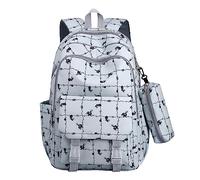 Générique Nouveau sac à bandoulière grande capacité Junior lycée étudiants cartable léger filles sac à dos (BU1, One Size)