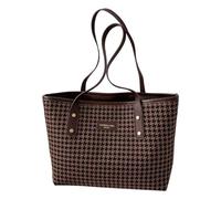 Générique Nouveau sac à main polyvalent décontracté coréenne à carreaux bandoulière tendance élégant quotidien (Coffee, One Size)