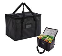 Générique Nouveau sac isotherme souple, sac de livraison de nourriture 20L/40L/70L pour la livraison de nourriture chaude et froide, e avec fermeture éclair pour camping