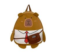 Générique Nouveau Version coréenne enfants Meng Meng dessin animé petit sac à dos Cosmétiques Pour Femmes Pour Main Porte-clés Personnalisables Cuir (Coffee, 30 * 12 * 36)