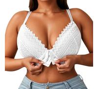 Générique Nouveauté Sexy Désir Pur Fermeture Avant Soutien Gorge Lingerie Mode Simple Push-up Soulèvement Ajustement sous-vêtements Confortable Design sans Armatures pour Soutien