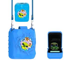 Générique Nouvel étui de Protection pour Bitzee Magicals Digital Pet Etui de Protection pour Console de Jeux Etui de Protection résistant à la poussière et à la saleté (Bleu)