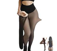 Générique Nouvelle bande de compression et option à une couture, leggings en polaire modelants à une couture, contrôle du ventre, rehaussement des fesses, chauds (Clair,3TG)