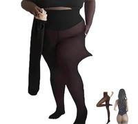 Générique Nouvelle bande de compression et option à une couture, leggings en polaire modelants à une couture, contrôle du ventre, rehaussement des fesses, chauds (Foncé,XS)