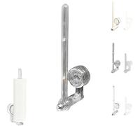 Générique Nouvelle Tige De Suspension À Ventouse Multifonctionnelle Réglable Rotative À 180, Porte-Serviettes，Porte-Serviettes en Papier（Pack De 2 (Gris Transparent,29cm/11.41in)