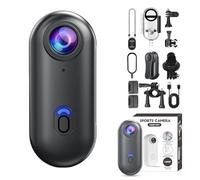 Générique Nova - POV Camera, Gosnap-4k Thumb Action Camera, with Waterproof Case, Portable Wearable Video Recorder Hands Free, for Outdoor Sports (Black,4K,No Card)