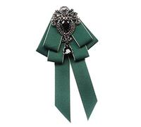 Générique Nœud Papillon Femme Ruban Élégant Pré-noué Broche avec Décoration Accessoire Ajustable en Longueur Accessoire Bijoux Raffiné Accessoire Mode