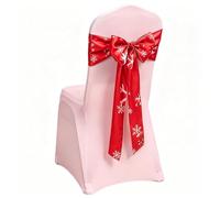 Générique Nœuds De Chaise De Noël pour Dossier Liens Et Lavables Thème Noël | Nœuds Pour Chaise À Nouer Pour Maison Mariage Événements Anniversaire Fêtes Soirées Shower Restaurant