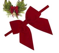 Générique Nœuds Noël Rouges Ornements de fêtes Vintage prénoués