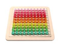 Générique Number Counting Board - Natural Woods Education, Ensurre Hundred Grids, Smmooth Surrfaces Math Learning Tools, Durrable Early Childhoods Numeral Blocks - for Todler Youth Classrooms