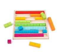 Générique Number Learning Rods Mathematics Learning Sticks, Color Coded Counting Blocks, Hands-on Early Math Aid, Classroom STEM Visual Tool, for Kids Preschool Education Practice Use