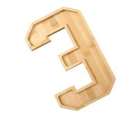 Générique Numbers Charcuterie Board Reusable - Serving Tray Fillable Fruit, Cheese Biscuits Candies, Chocolates Graduation Birthday Parties Gatherings | Multipurpose Outdoor Indoor Utility