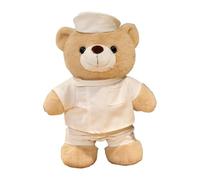 Générique Nurse Bear, Soft Cute Bear Toy, Plush Cuddly Design, Adorable Gifting, Stuffed Animal for Bedrooms, Offices, Nurseries, Holidays, and Seasonal Decoration, 11.81x7.87x2.76 inches