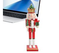 Générique Nutcracker Soldier,15 inch Wooden Holiday Soldier Nutcracker Decoration - Holiday Seasonal Décor Ornaments for Kitchen Cabinet Shelf Decoration Christmas Living Room Bedroom Party