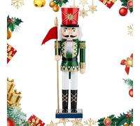 Générique Nutcracker Soldier - Classic Ornament, Figurine | Nutcracker Soldier Doll in Redcoat Form, Traditional Holiday Wooden Detail, Collectible Figurine, Decorative Item for Mantel, Living Room