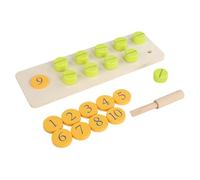 Générique Nuts Bolts Toy, Math Funny Board Interactive Set, Wooden Puzzle Counting Game with Number Tracing Pegs and Screws, Early Learning Toys for Kids, Home, Preschool, Toddler Girls