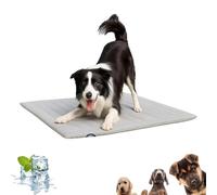 Générique Nuvica Tempbalance Mat, Cooling Relief for Pets, Washable Dog Ice Silk Cool, Keeps Happy for Pets, Suitable for Every Season (Gray, XL)