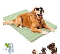 Générique Nuvica Tempbalance Mat, Cooling Relief for Pets, Washable Dog Ice Silk Cool, Keeps Happy for Pets, Suitable for Every Season (Green, S)