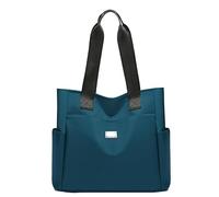 Générique Nylon Shoulder Bag for women Waterproof Tote Bags Lightweight Nylon Hobo Bag With Multiple Pockets Large Tote Bags (Blue,Large)