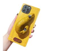 Générique Obnoxious Ugliest Phone Case,Funny Creative Pan,Simulated Weird Poop Elements,Suitable for iPhone 16/15/14/13 Pro Max Abstract Funny Creative Mobile Phone Case (for iphone 13ProMaX,G)