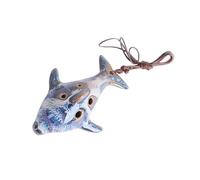 Générique Ocarina Portable en Céramique à 6 Trous, Flûte Légère Facile à Apprendre, Instrument de Musique pour Débutants et Garçon et Filles, pour Noël et Divertissement Couleur Aléatoire