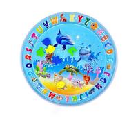 Générique Ocean Breeze Splashland Cat Toy, Cat Water Bed Play Mat,Water Sensory Play Mat for Cats, Cooling Cats Aquatic Sensory Play Mat with Air Pump (B)