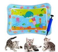 Générique Ocean Breeze Splashland, Cat Water Mat with Fish, Water Sensory Play Mat for Cat (B-27.5 * 19.7in)