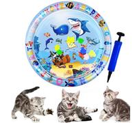 Générique Ocean Breeze Splashland, Cat Water Mat with Fish, Water Sensory Play Mat for Cat (E-25.6in)