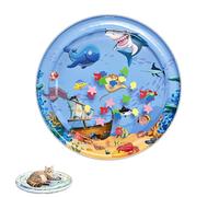 Générique Ocean Breeze Splashland for Cats, 2025 New Cat Water Mat with Fish, Thickened, Leakproof, Anti-Scratch, Pet Water Bed with Inflator, Indoor & Outdoor Summer Fun for Cats Waters Bed (D)