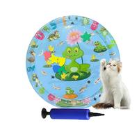 Générique Ocean Breeze Splashland, Ocean Breeze Splashland Cat Toy, Year-Round Cooling & Warmth, Anti-Scratch Water Mat for Cats (25.6in-C)